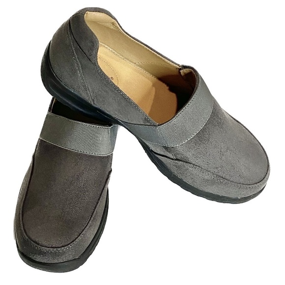 Comfortview Women’s Desi Oxford Gray Loafer Size 10 WW - Picture 1 of 13